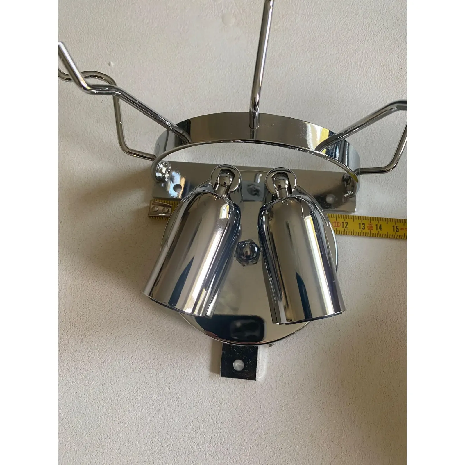 Set Of 4 Transparent “Ricci” Murano Glass Wall Sconces In Mazzega Style Wall Lights photo vinterior