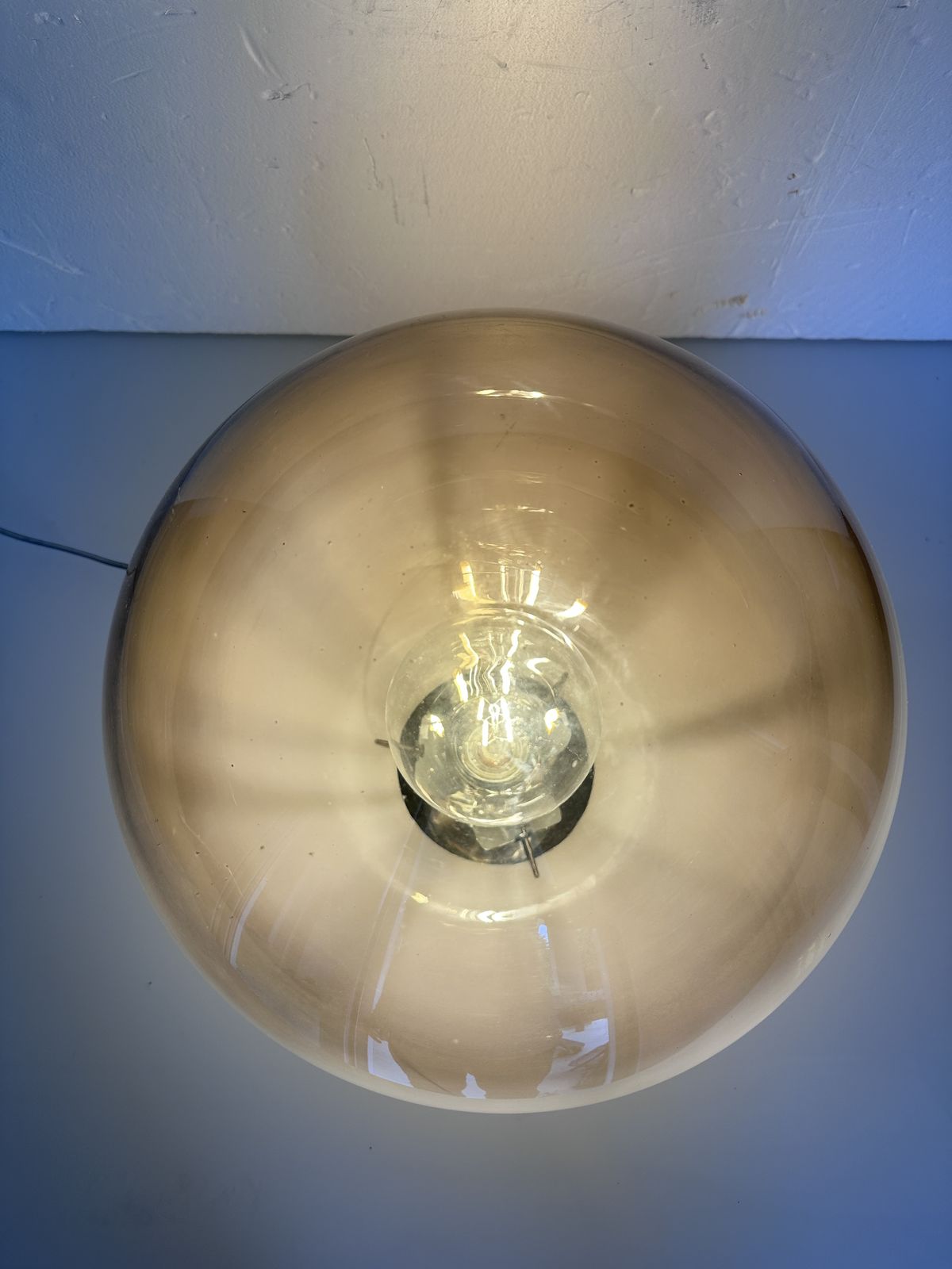 Italian Table Lamp Murano Glass By Simoeng In Varnished Fume' photo Lighting