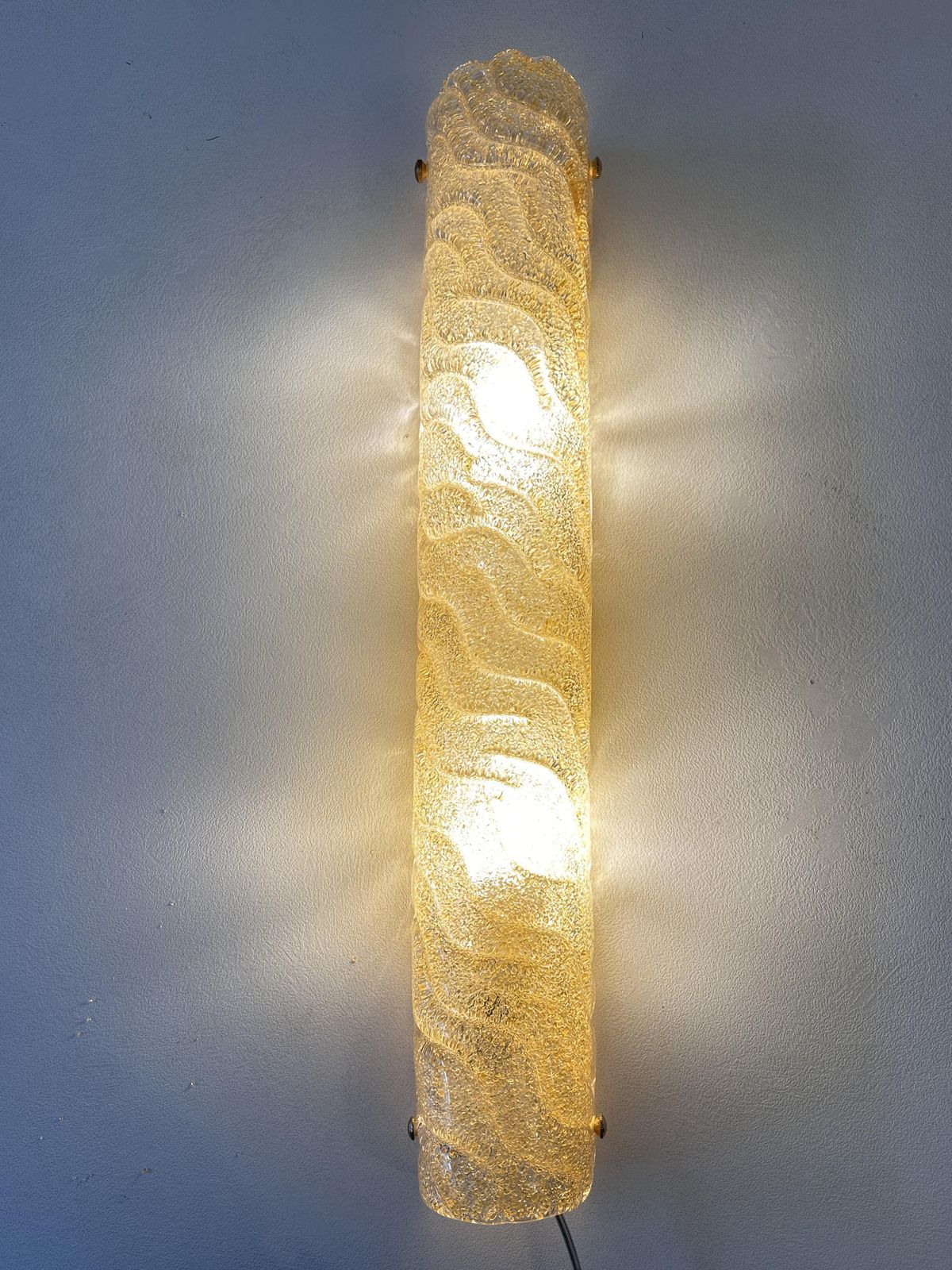 Set Of Two Venetian Gold “Graniglia” Murano Glass Wall Sconce photo buy