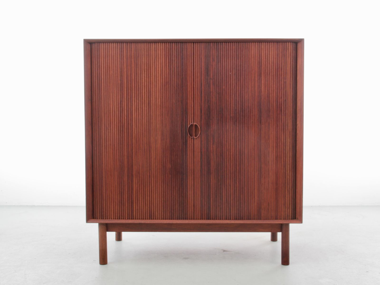 Mid Century Modern Scandinavian Cabinet In Solid Teak By Peter Hvidt Et Orla Mølgaard Nielsen