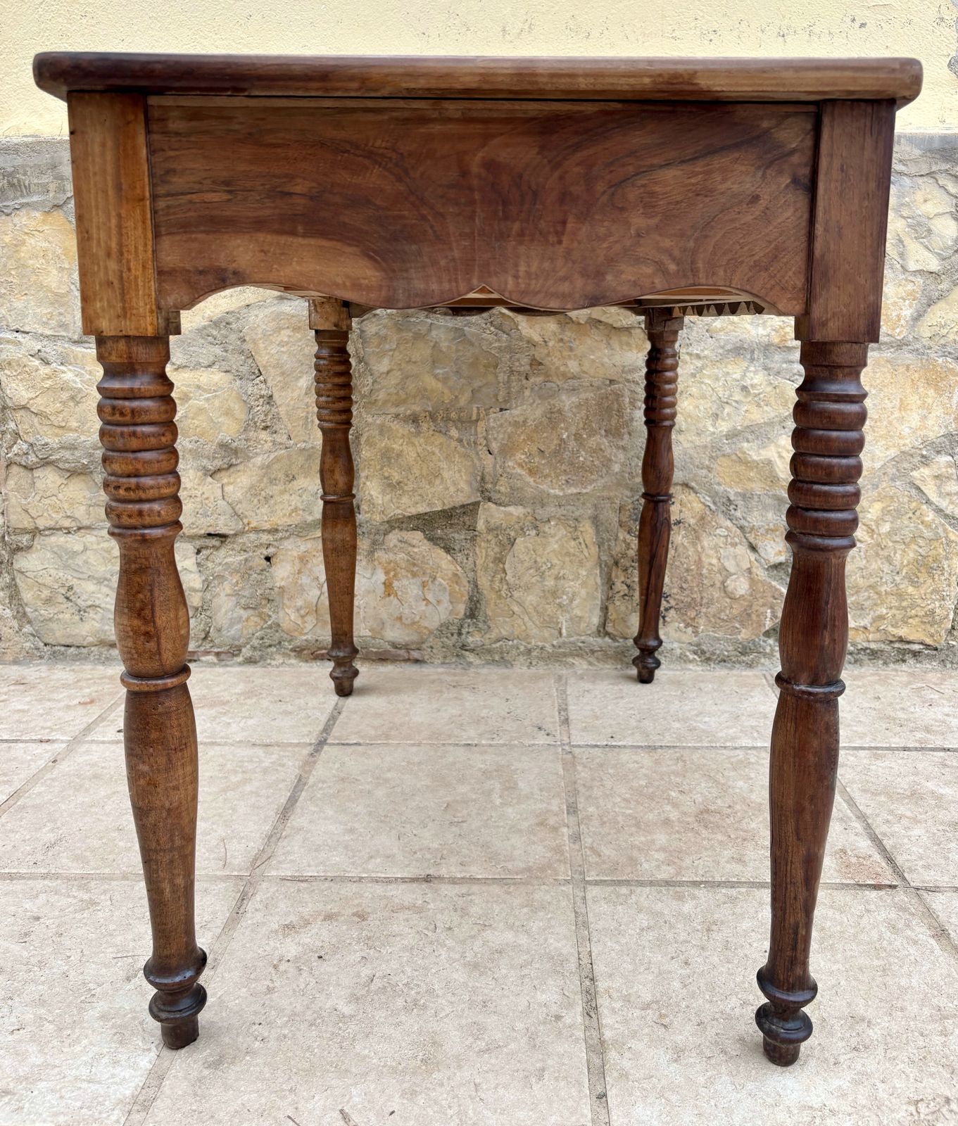 Louis Philippe Desk In Walnut, 1800s photo for sale