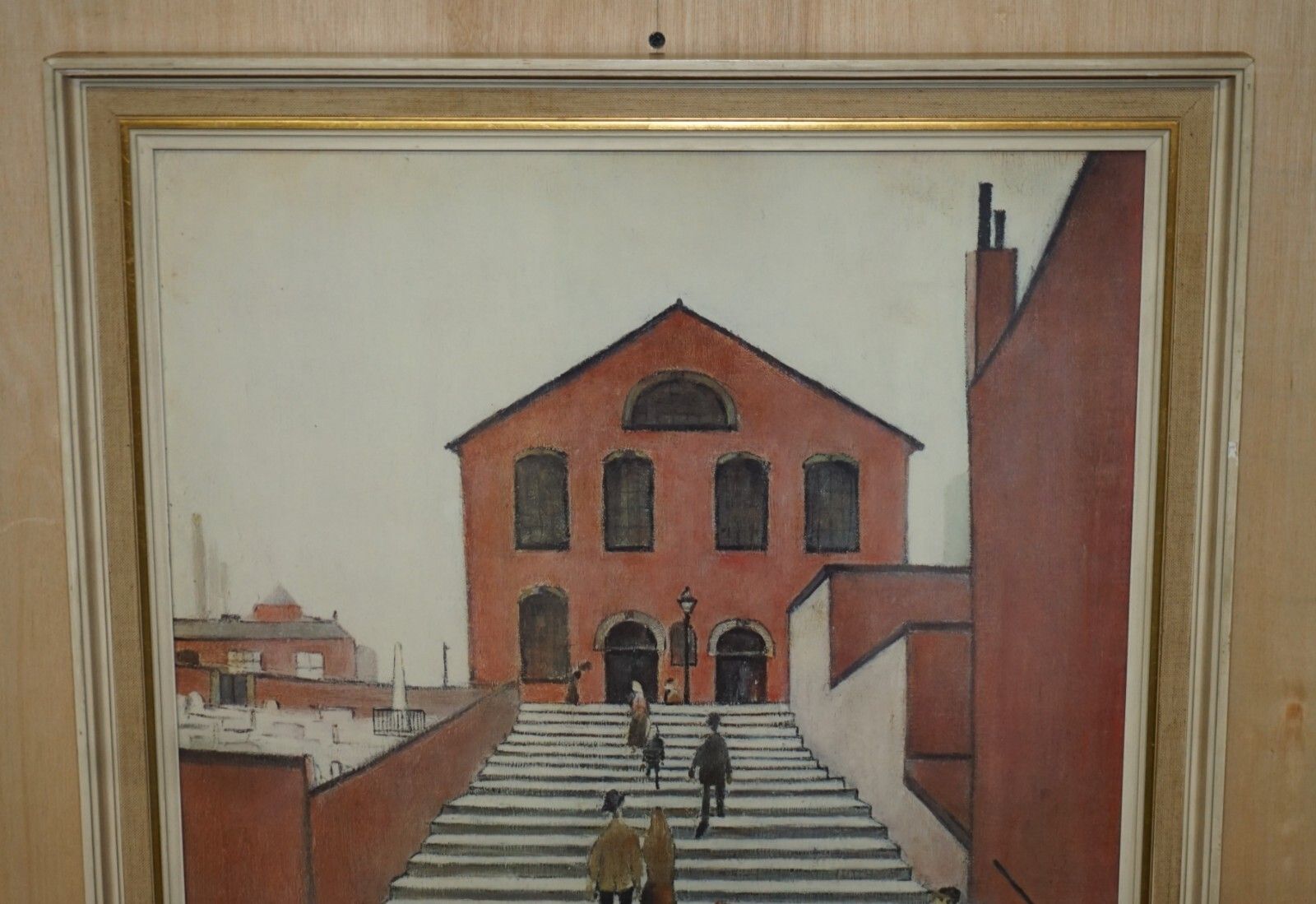 L S Lowry 053 The Old Church Print With Ganymed Label T & R Annan & Sons Ltd photo furniture