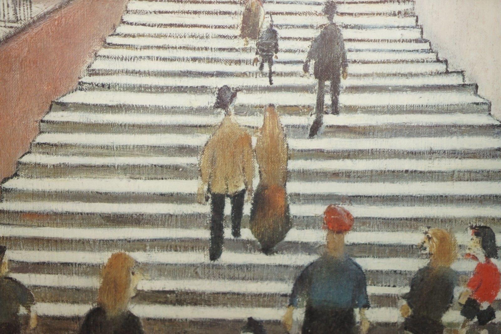 Art L S Lowry 053 The Old Church Print With Ganymed Label T & R Annan & Sons Ltd photo