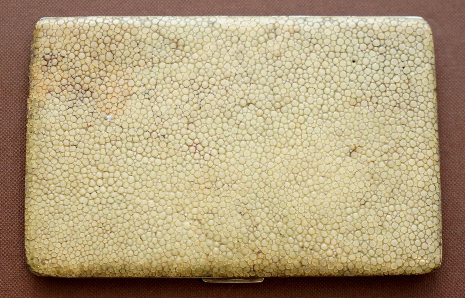 Very Rare P H Vogel & Co Antique Shagreen Cigarette Case Silver & Gold Gilt photo furniture