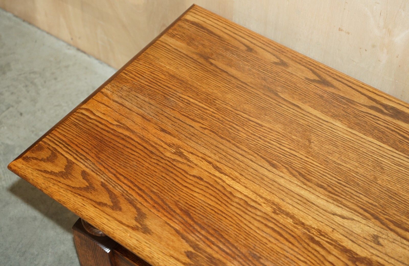 Vintage English Oak Coffee Table Made In The Style Of Edwardian Refectory Tables photo buy