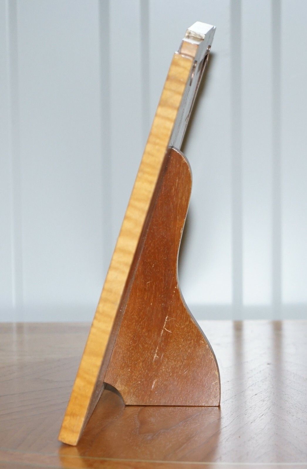 Asprey London American Art Deco Satinwood Table Picture Frame Exceptional Piece photo vintage