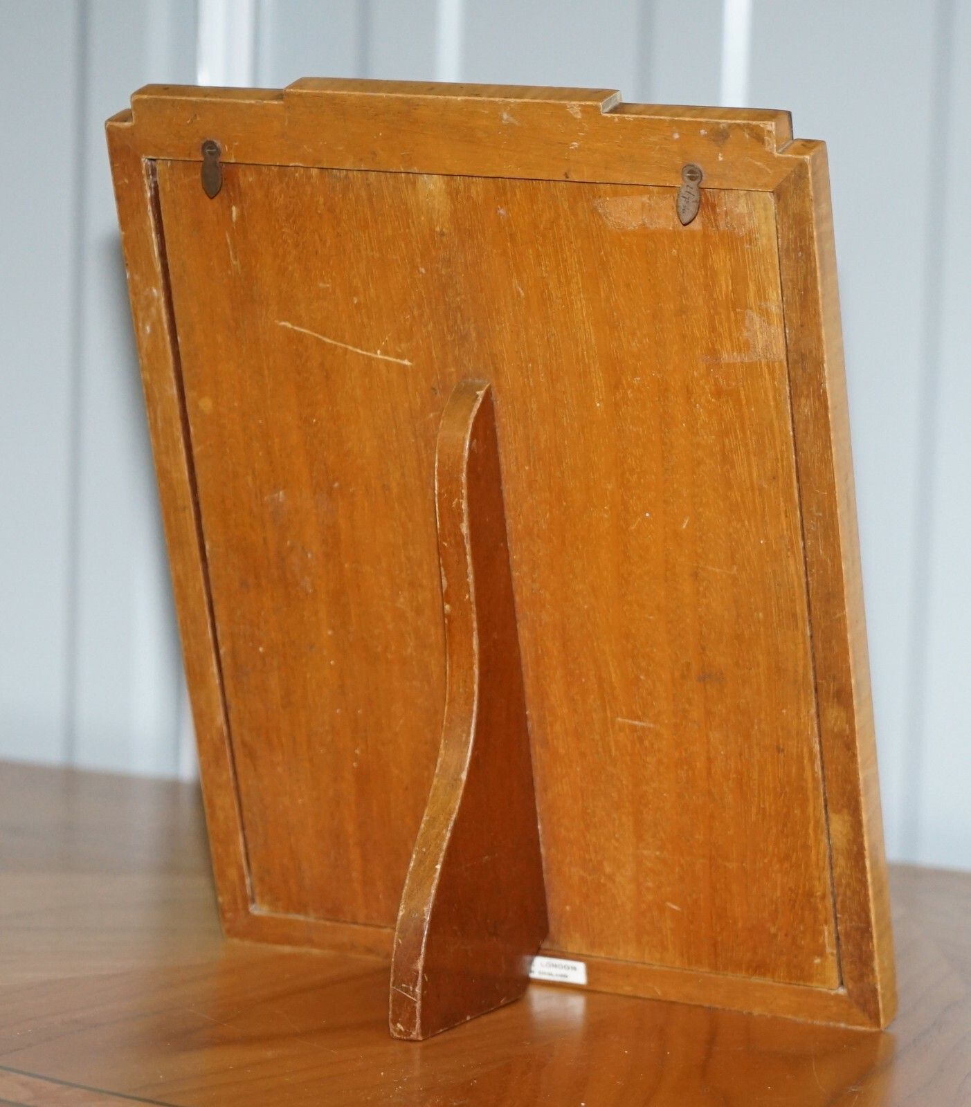 photo for sale Asprey London American Art Deco Satinwood Table Picture Frame Exceptional Piece