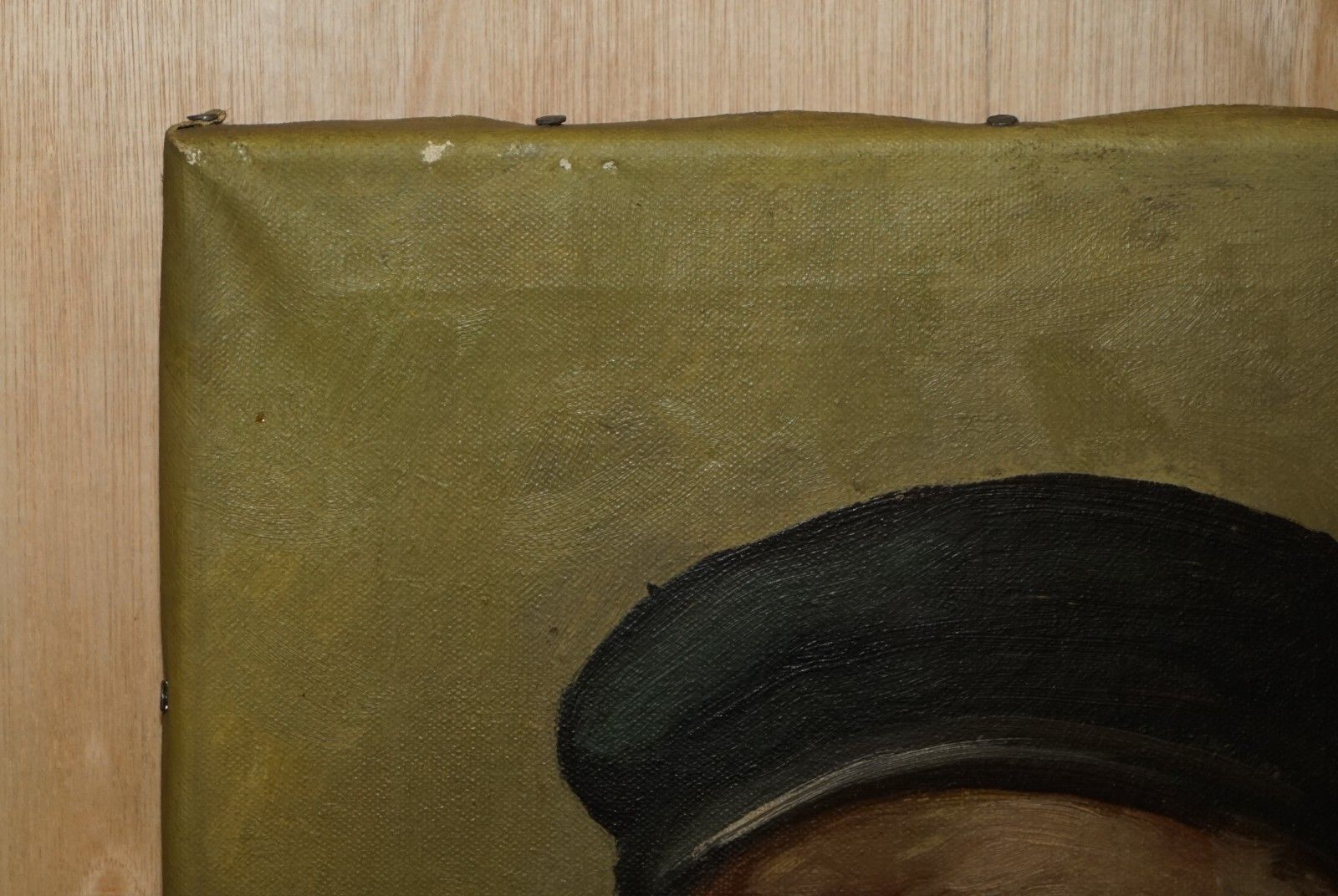 19th Century Dutch Oil On Canvas Painting Of Old Man Smoking A Pipe Part Suite photo Art