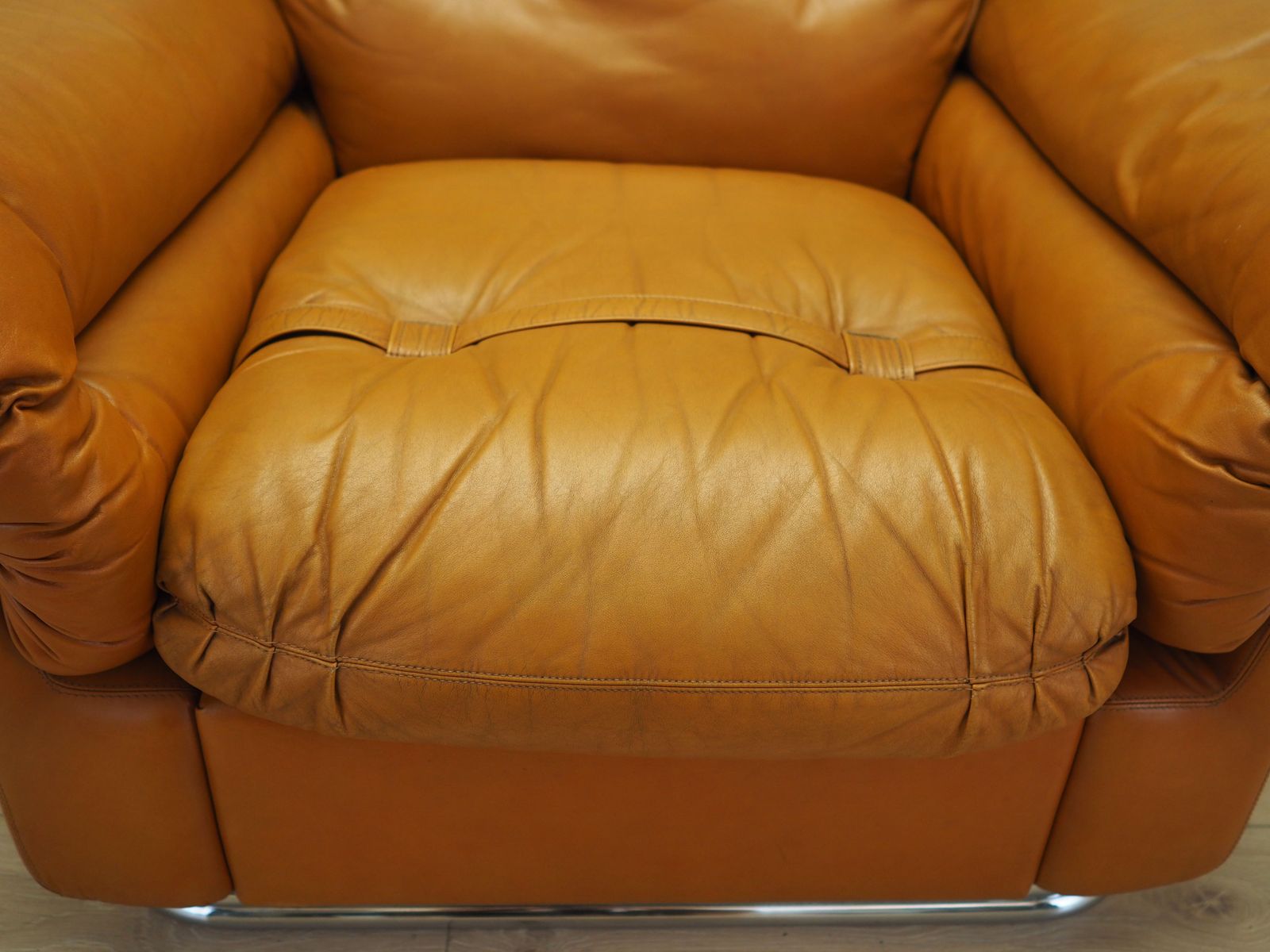 photo buy Orange Armchair Space Age Design 1960s Production Italy