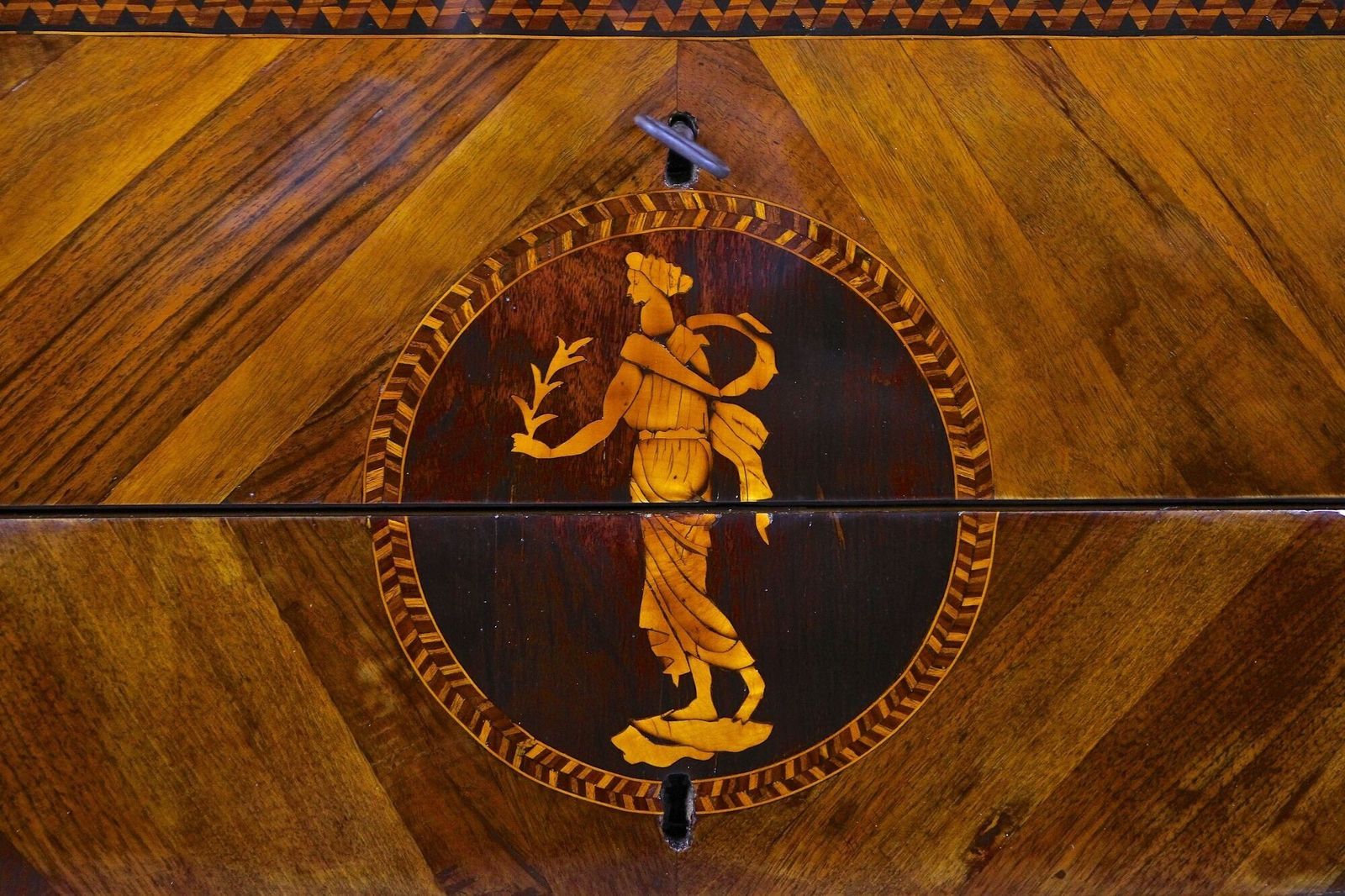 18th Century Marquetry Chest Of Drawers   Museums Quality, Milan/ It Ca. 1760 photo for sale