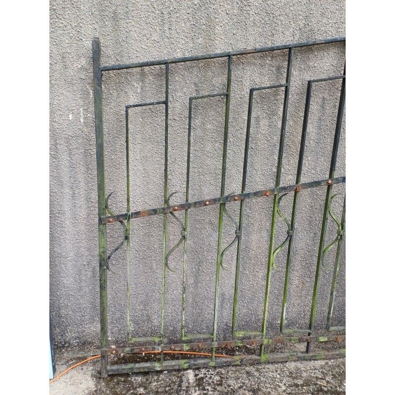 Wrought Iron Gate With 2 Leaves photo Home Fixtures