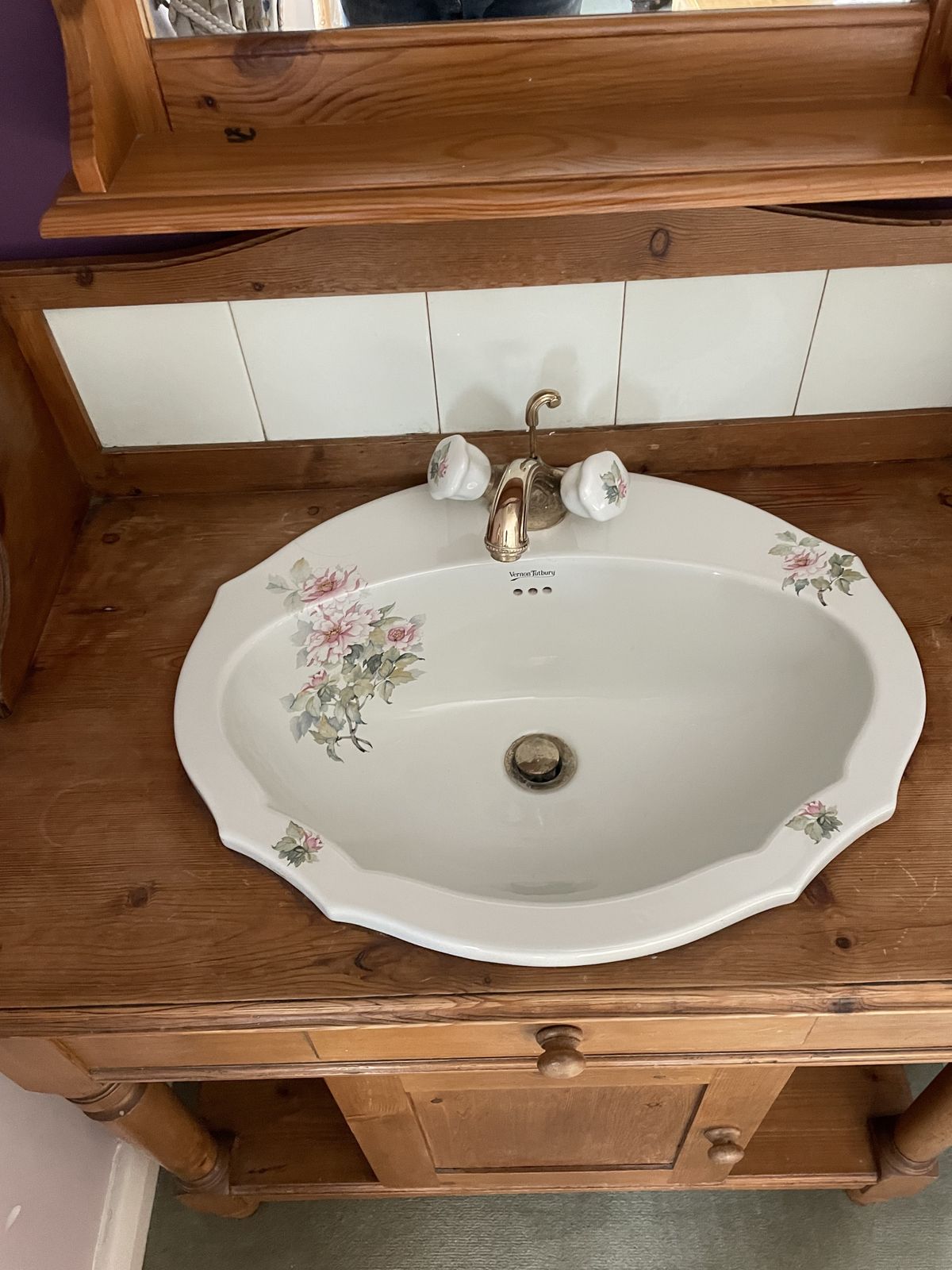Victorian Stripped Pine Washstand photo furniture