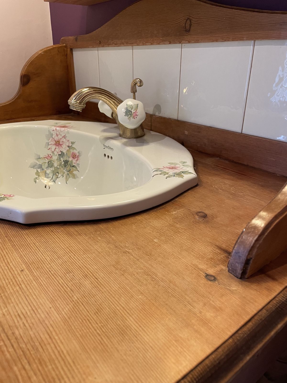 Victorian Stripped Pine Washstand photo Furniture