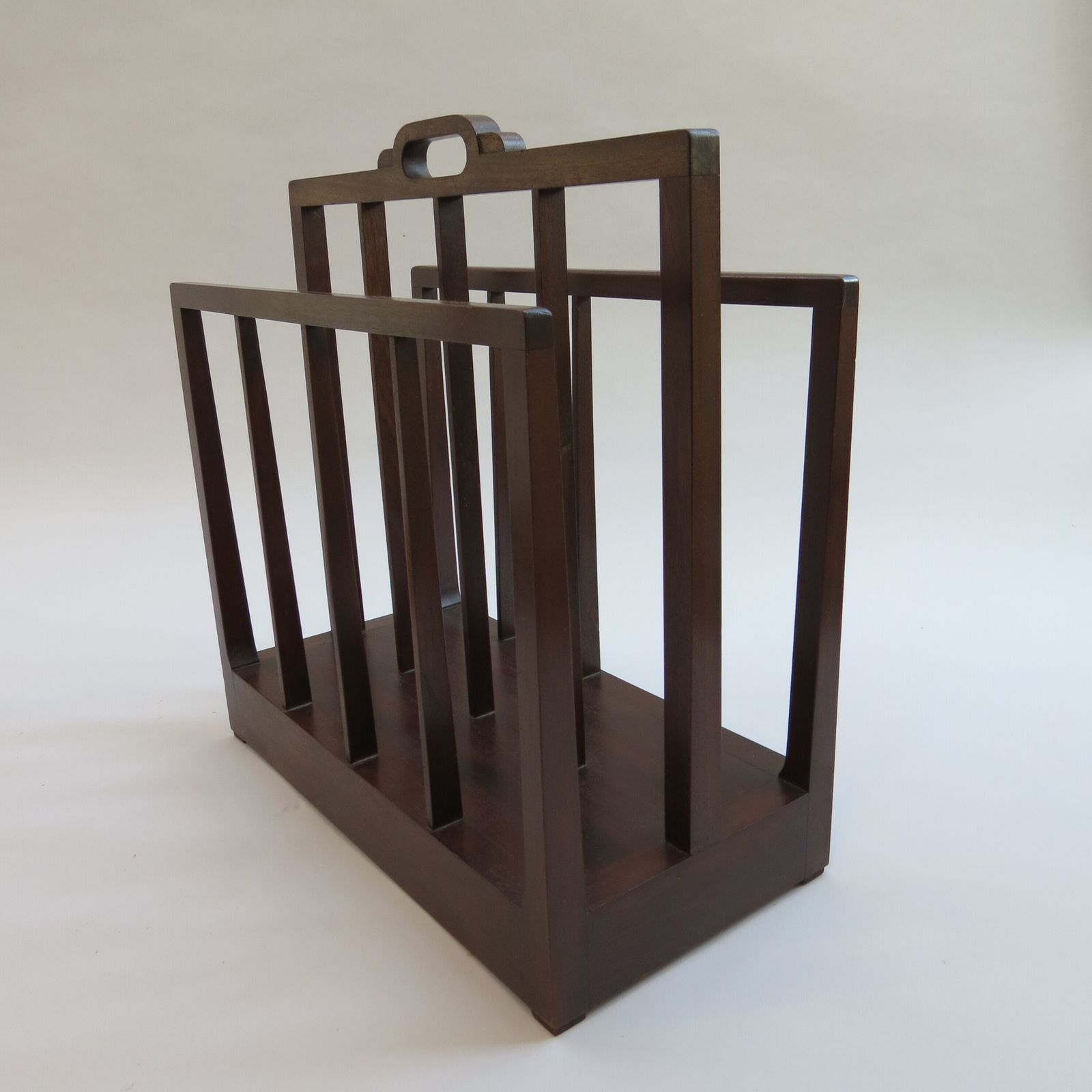 1930s Afrormosia Modernist Magazine Rack photo for sale