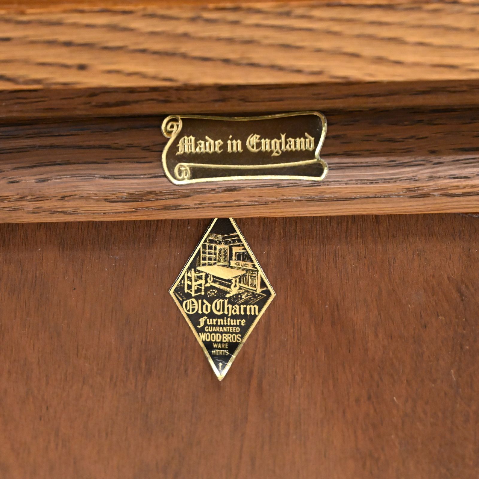photo buy Old Charm Pedestal Cabinet Shelved Light Oak Free Delivery