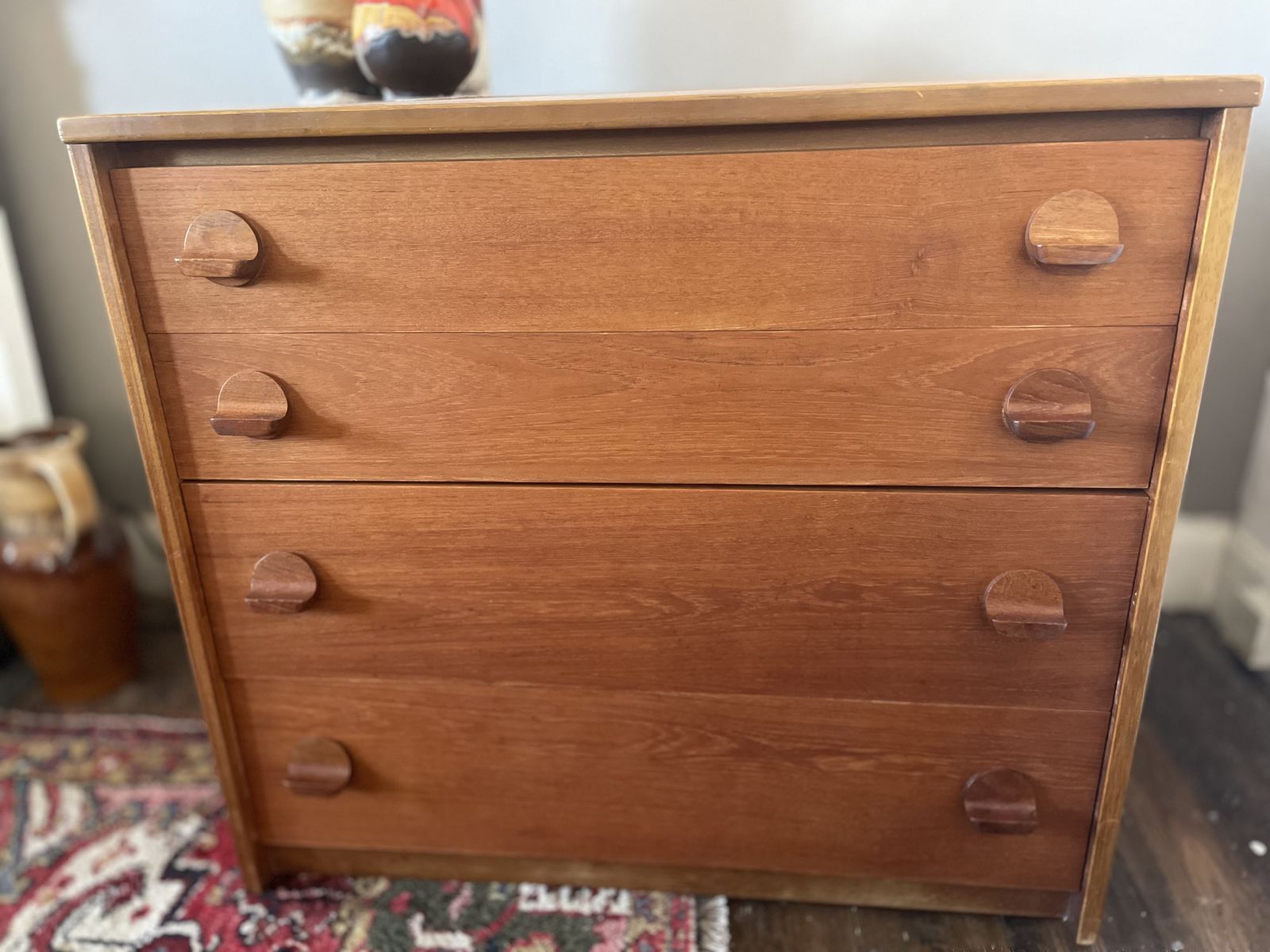 Furniture Mid Century Four Drawer Chest Of Drawers By John & Silvia Reid For Stag photo