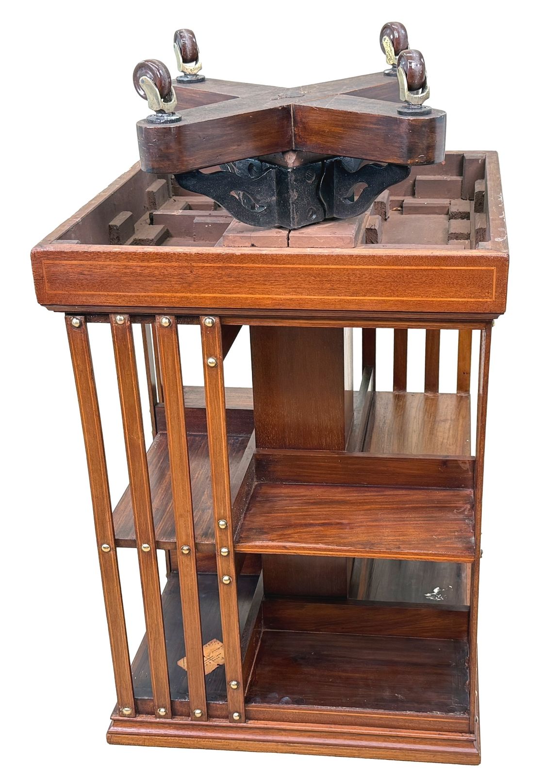 Late 19th Century Mahogany Revolving Bookcase (England, Circa 1890) photo 2250.0