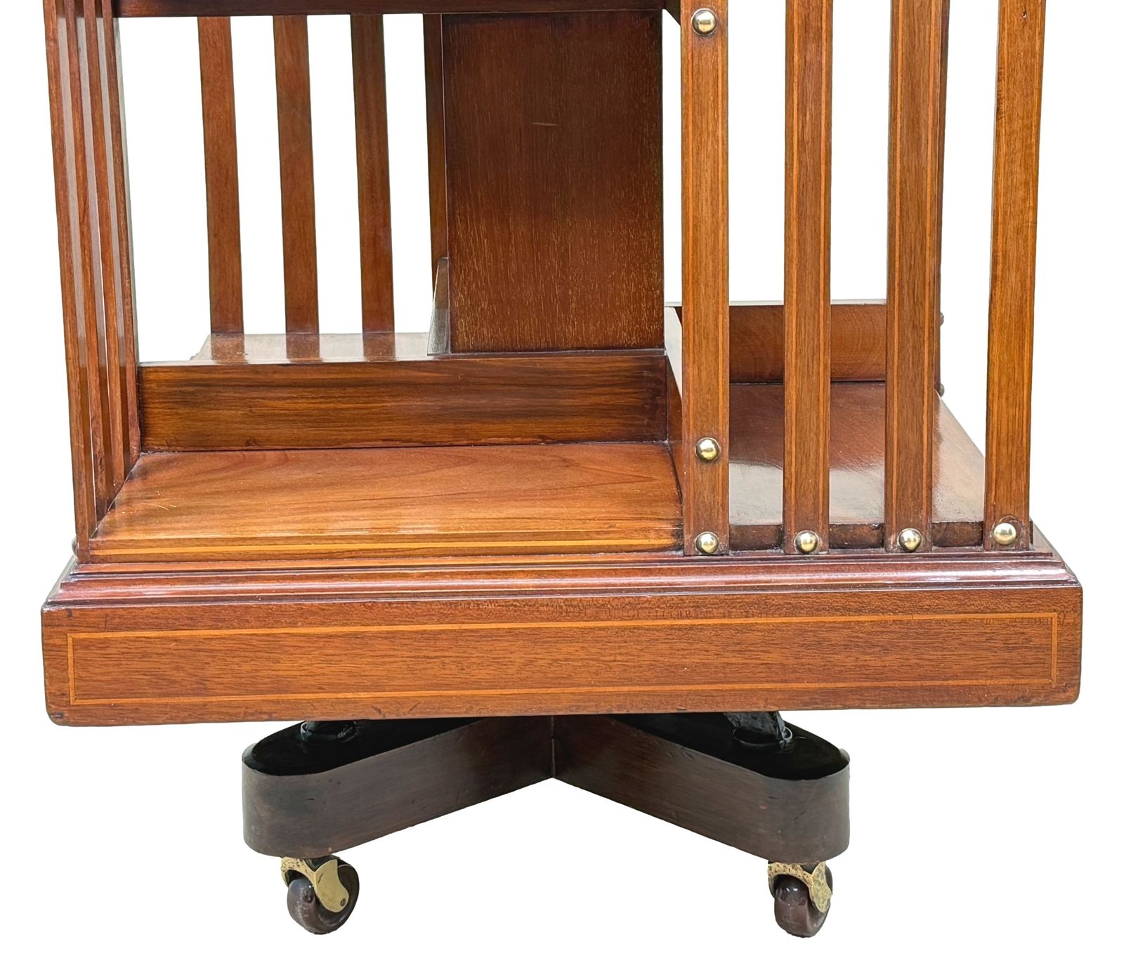 Late 19th Century Mahogany Revolving Bookcase (England, Circa 1890) photo vinterior