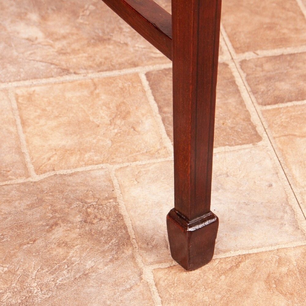 Edwardian Ebony Inlaid Mahogany Oval Occasional Table photo 430.0