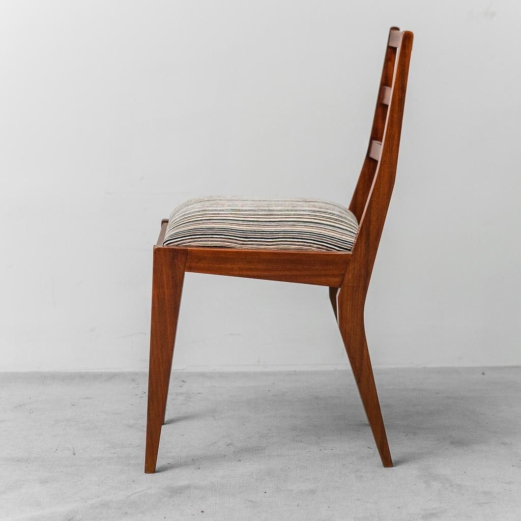 Pair Of Vintage 1950s Corduroy Mahogany Chairs, Modern Antiques photo vinterior