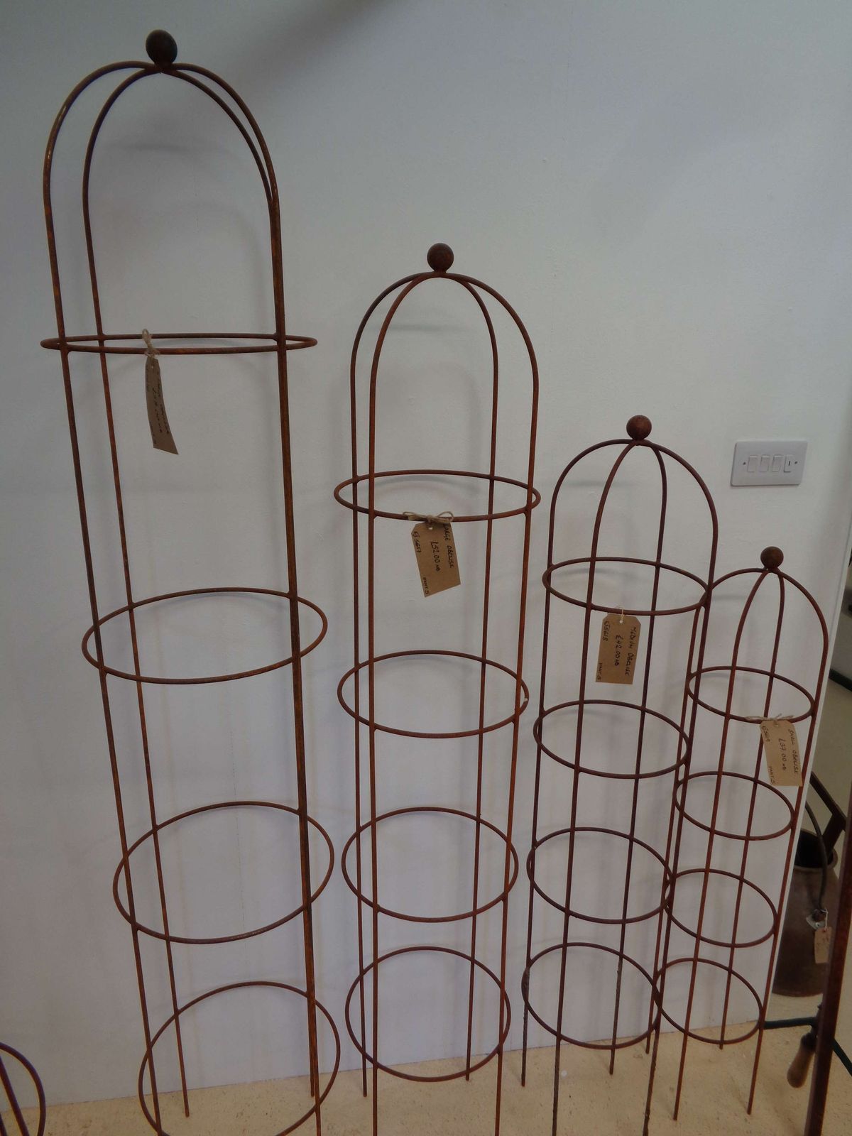 Garden Metal Obelisk Plant Support   Large photo furniture