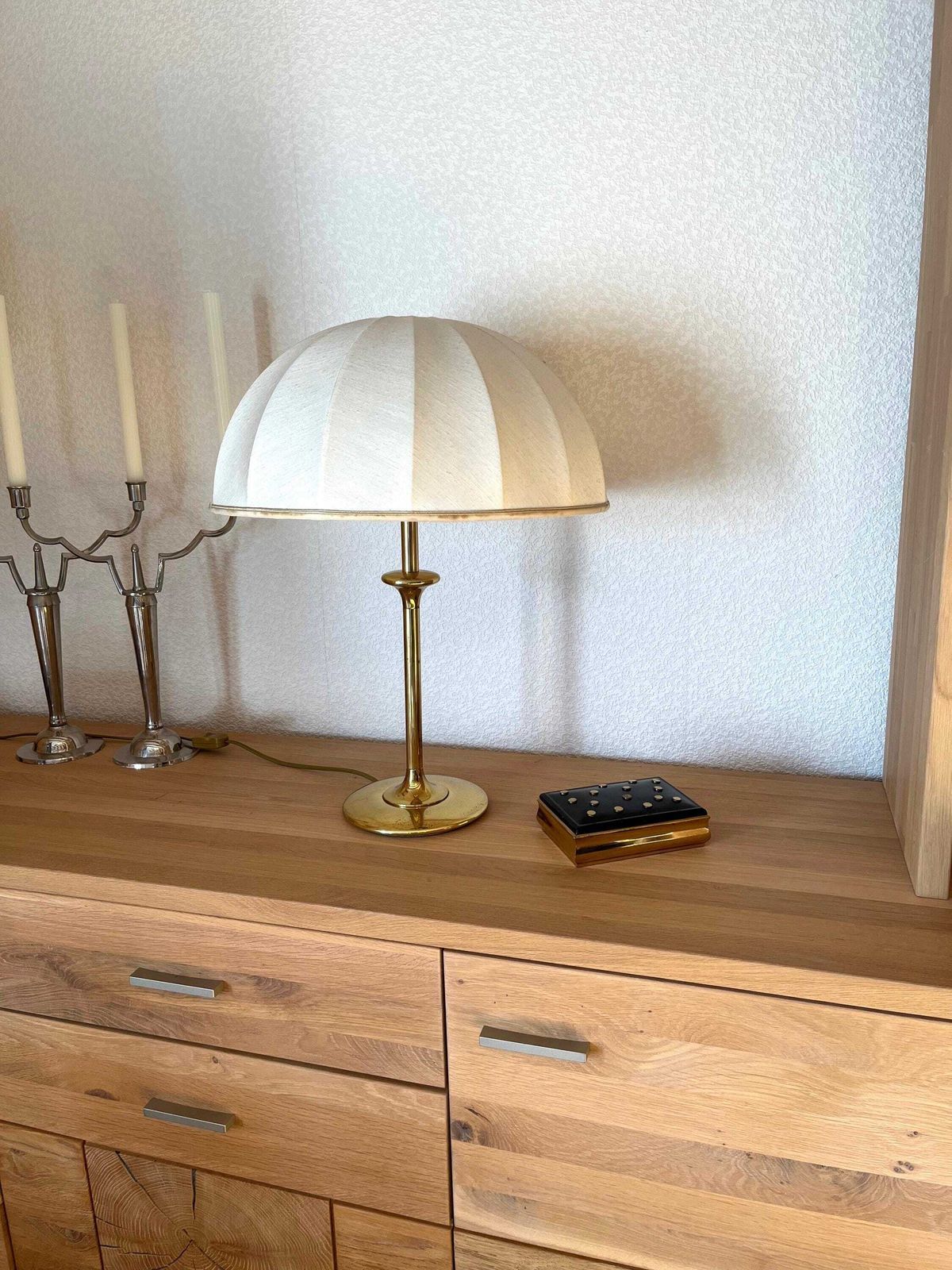 Stunning Large Mid Century Mushroom Cocoon Desk Lamp By Hustadt Germany 1960 photo furniture