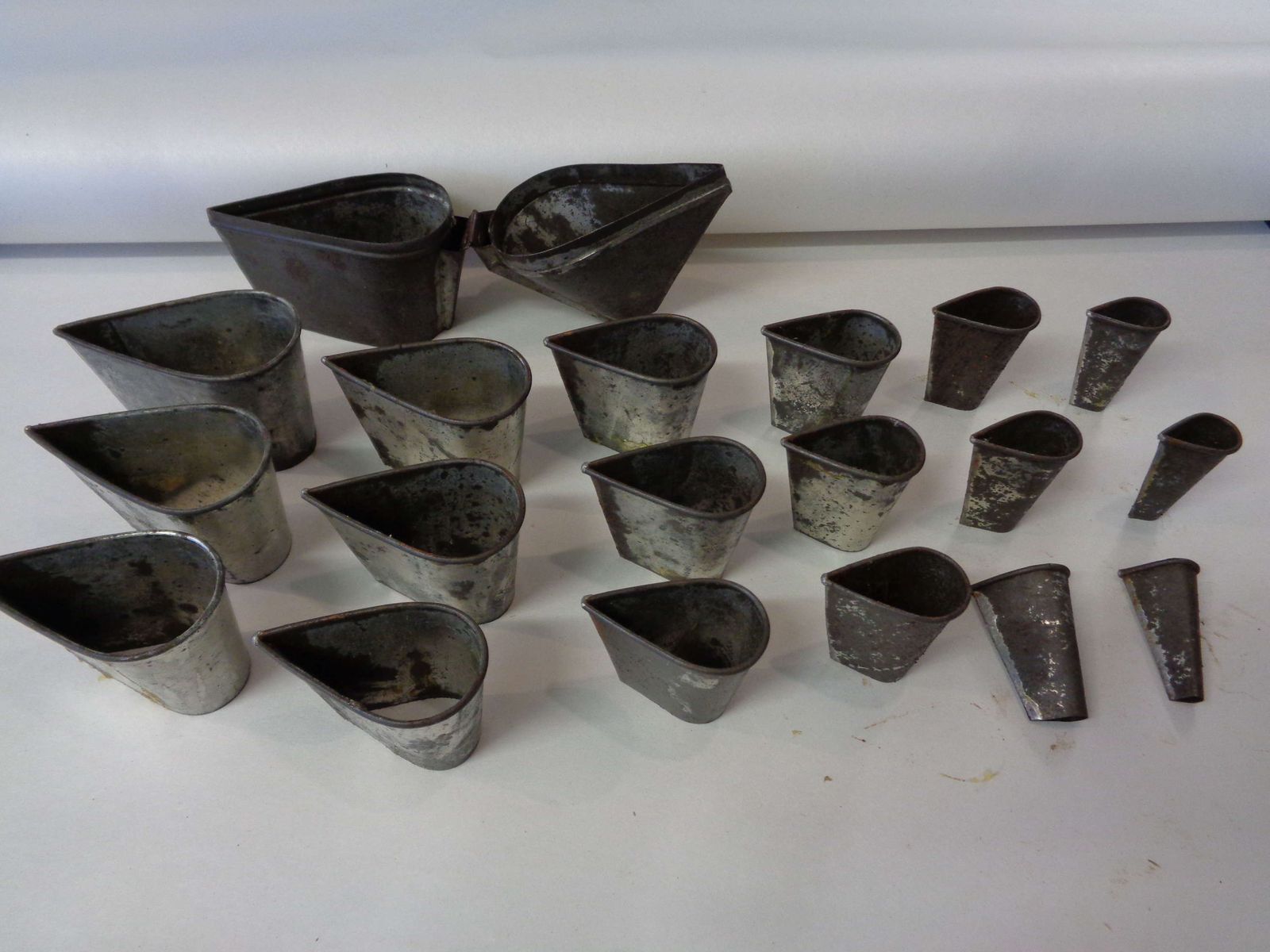French Cased Set Of 18 Pastry Cutters photo furniture