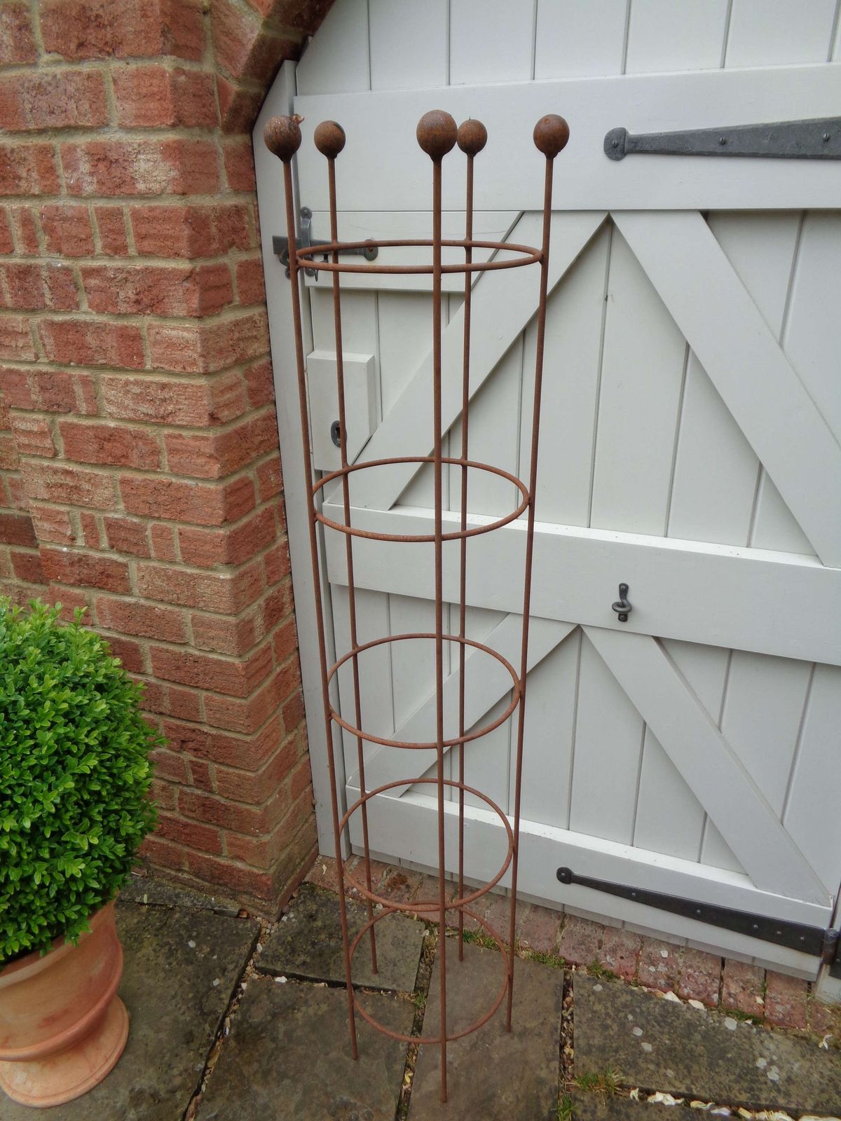 Garden Metal Turret Obelisk Plant Support   Small photo for sale