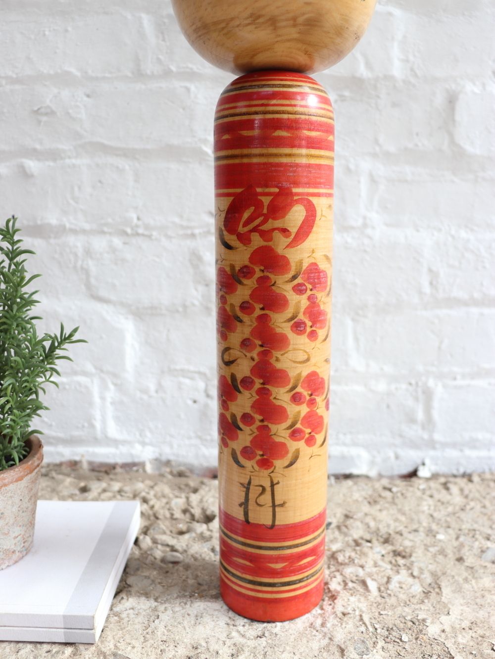 Large Traditional Japanese Kokeshi Doll photo 95.0