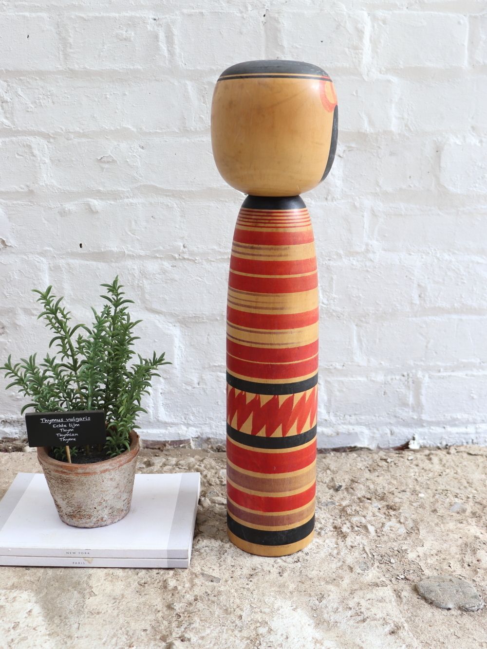 Large Traditional Japanese Kokeshi Doll photo for sale