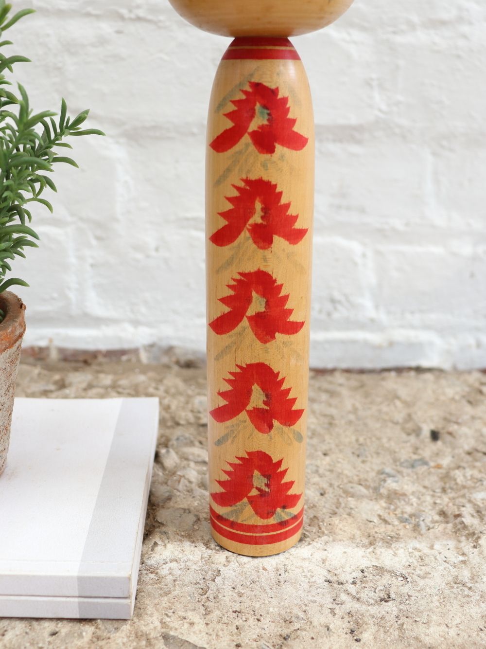 Medium Traditional Japanese Kokeshi Doll photo furniture