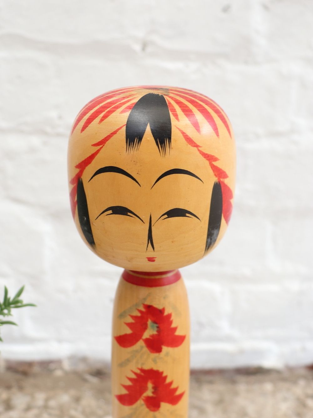 Medium Traditional Japanese Kokeshi Doll photo for sale
