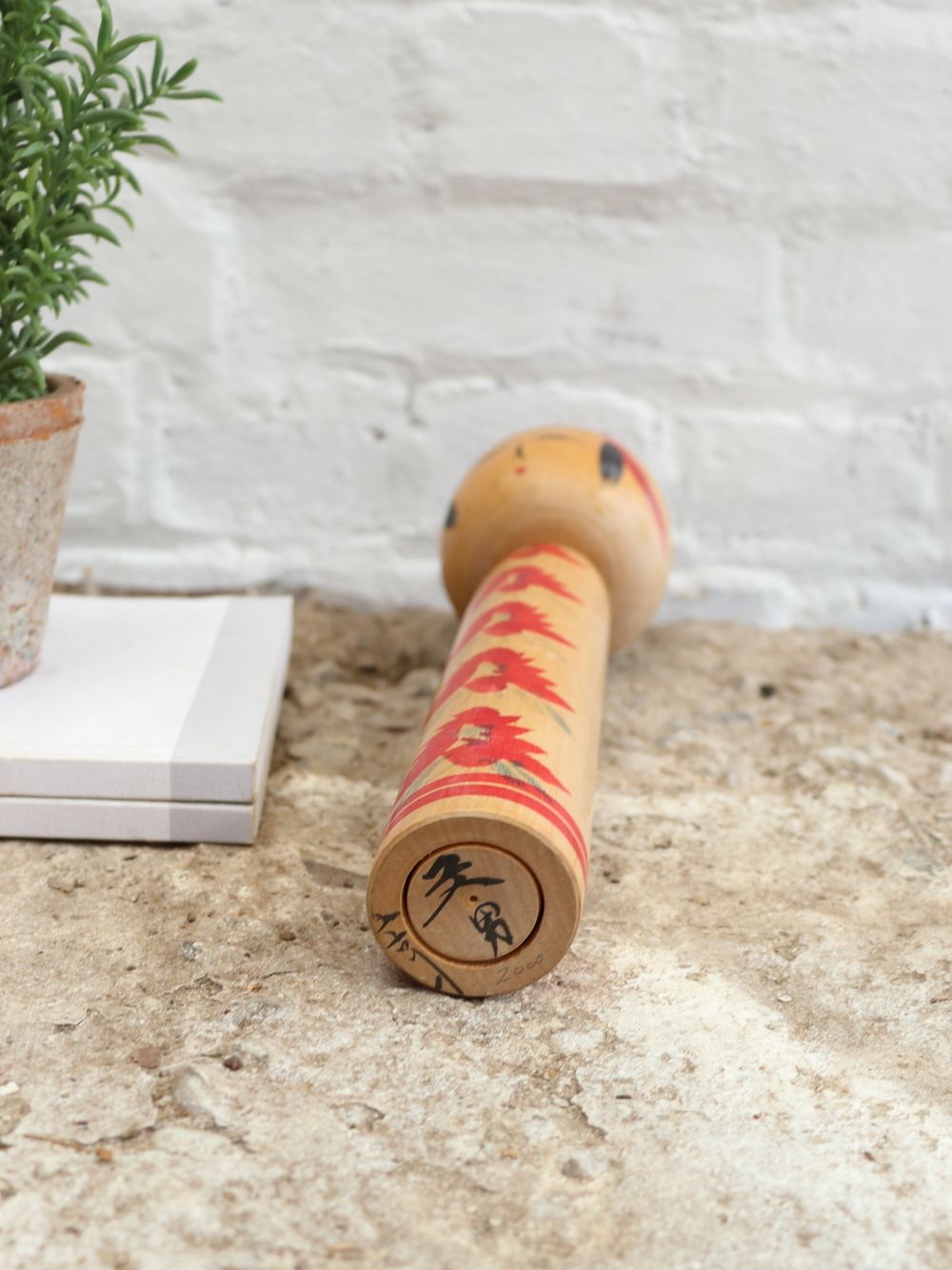 Medium Traditional Japanese Kokeshi Doll photo Home Decor