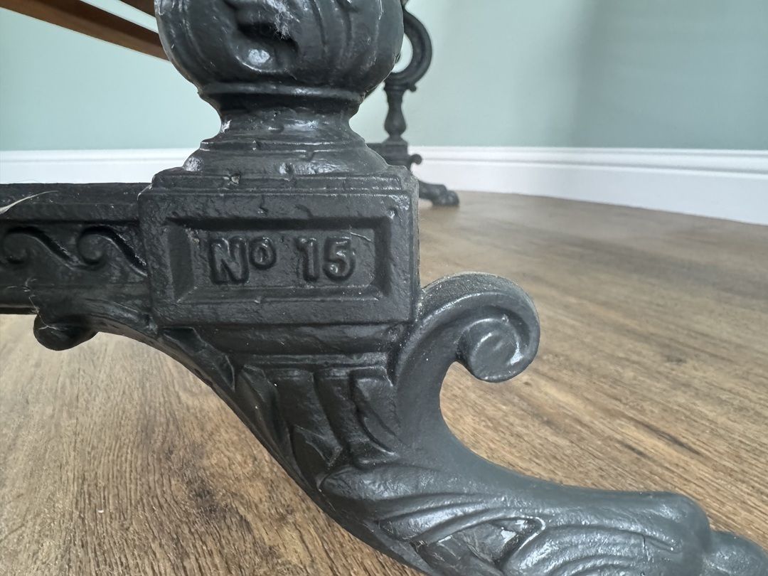 Antique Carron Garden Bench photo 1980.0