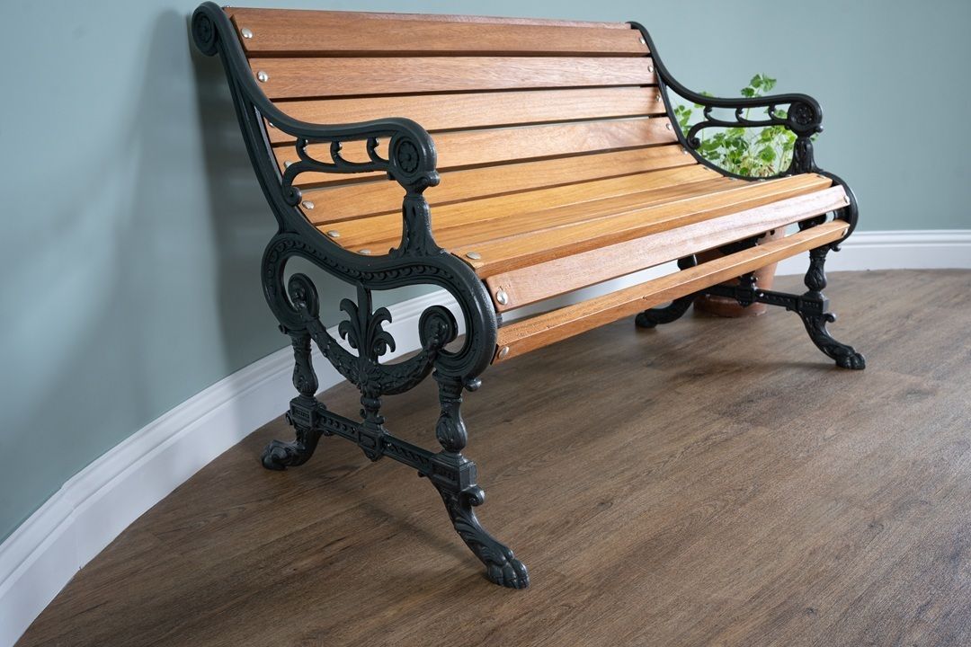 Antique Carron Garden Bench photo buy