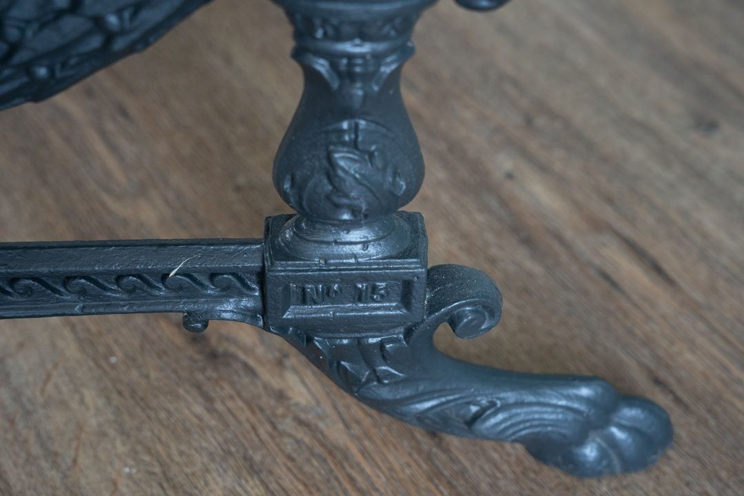 Antique Carron Garden Bench photo vintage