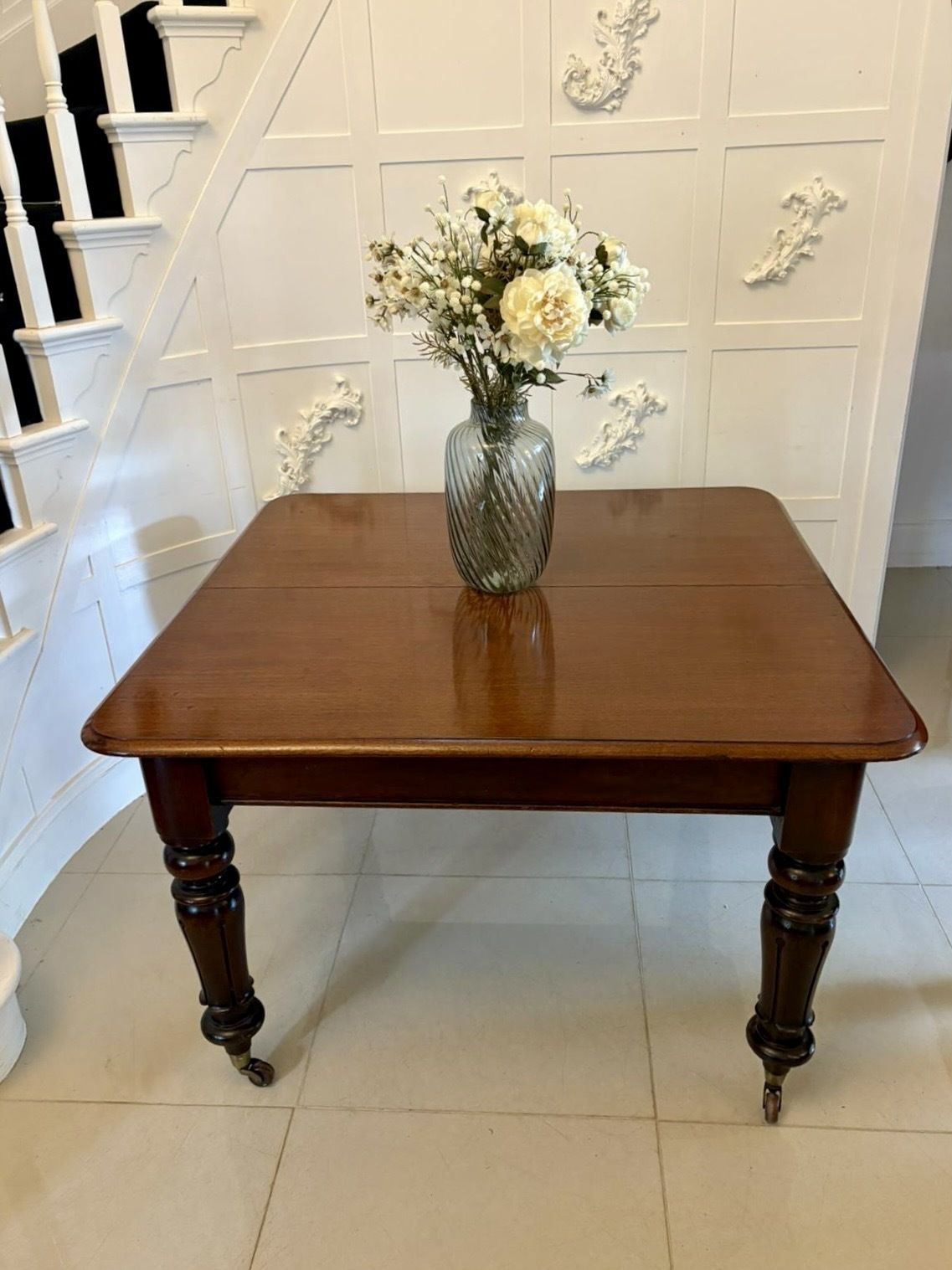 Antique 19th Century Quality Mahogany 10 Seater Extending Dining Table photo Furniture