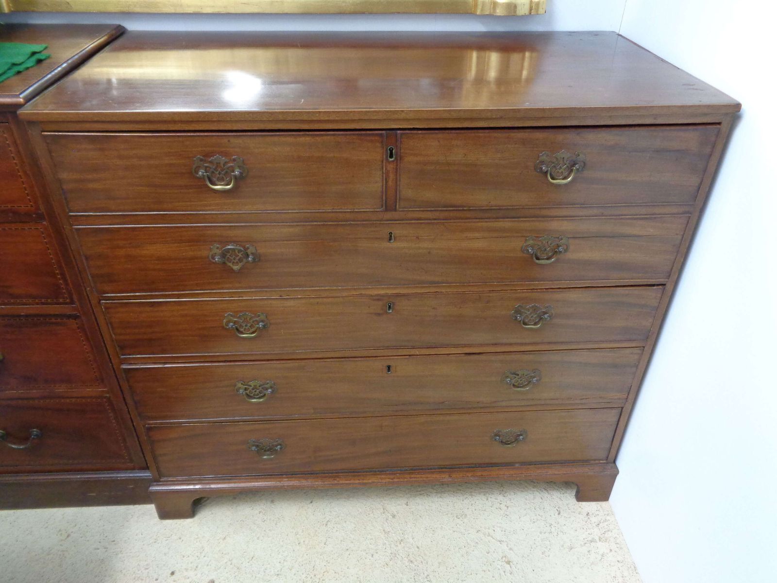 Antique Edwardian Secretaire / Chest Of Drawers photo 295.0