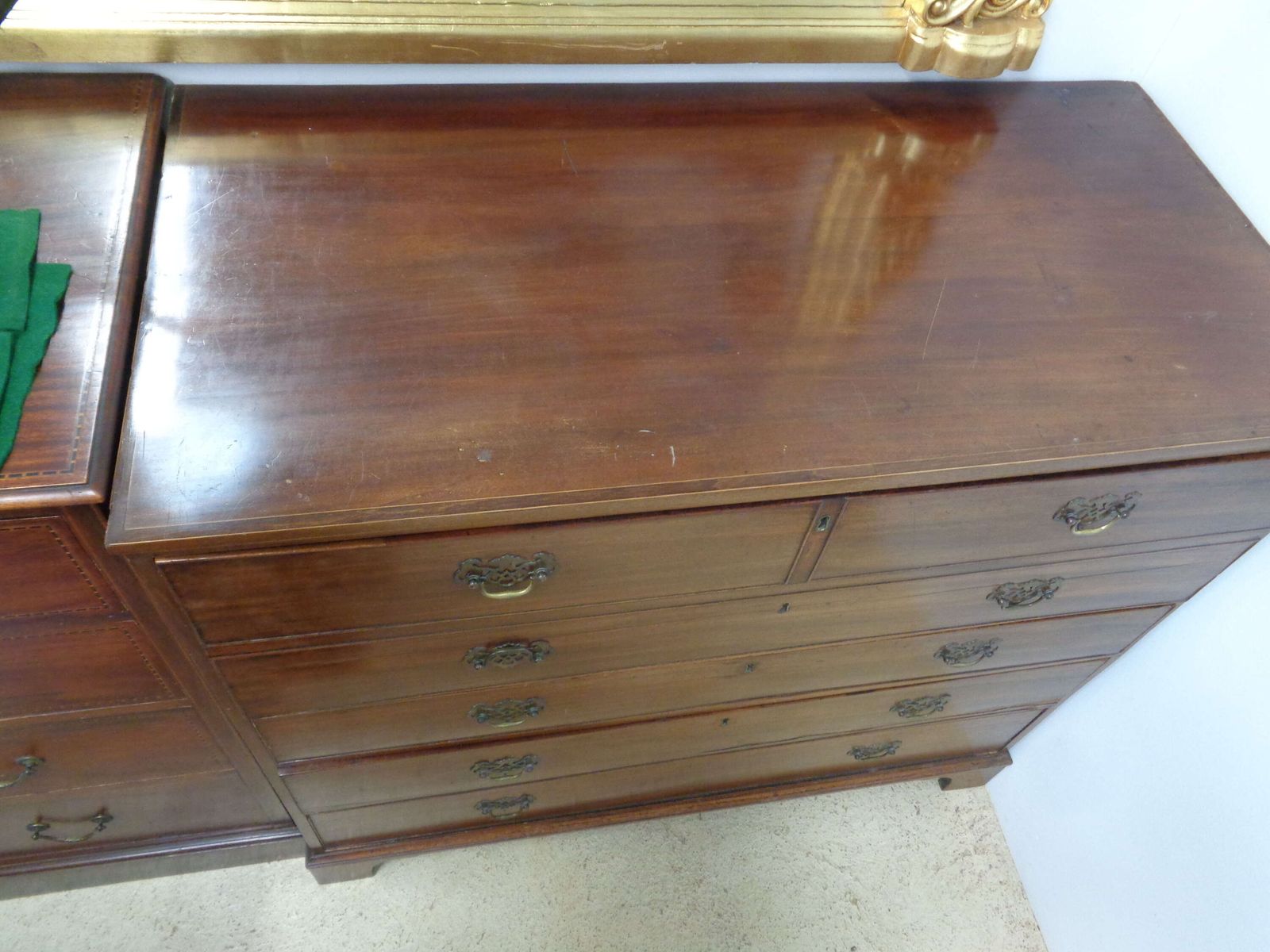 Antique Edwardian Secretaire / Chest Of Drawers photo vinterior