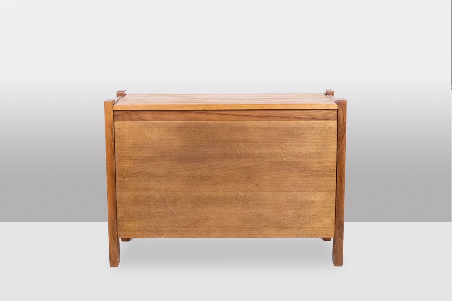 Maison Regain. Elm Chest Of Drawers. Circa 1970. photo Furniture