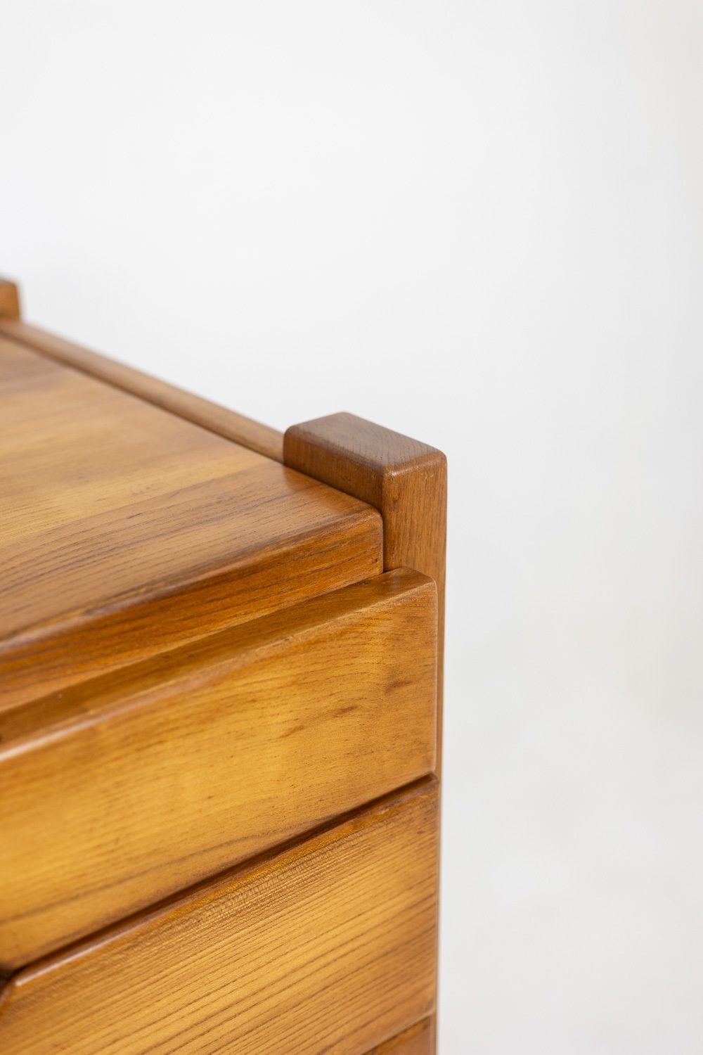 Furniture Maison Regain. Elm Chest Of Drawers. Circa 1970. photo