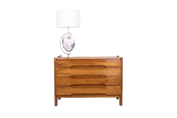 3200.0 Maison Regain. Elm Chest Of Drawers. Circa 1970. photo