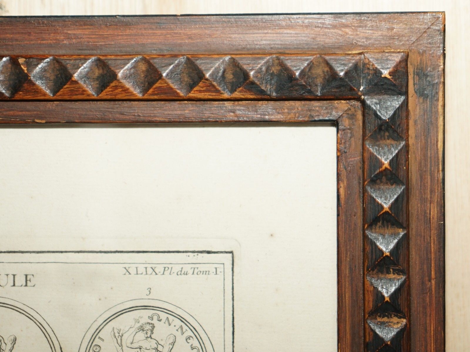 photo furniture Pair Of Bernard De Montfaucon Paris 1719 L'antiquite Original Grand Tour Prints