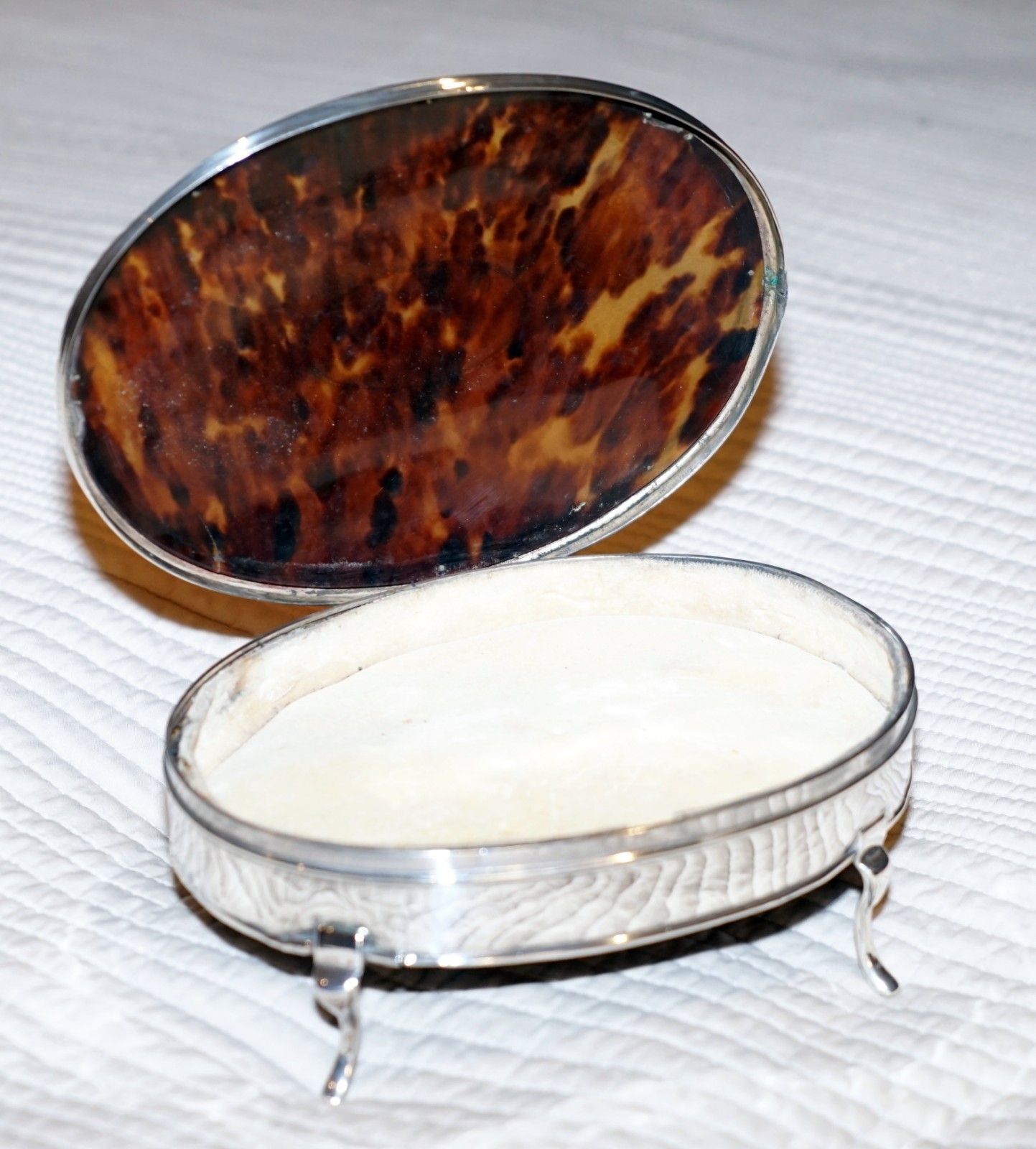 photo for sale Rare Asprey London Sterling Silver 1917 Jewellery Box Charles & Richard Comyns