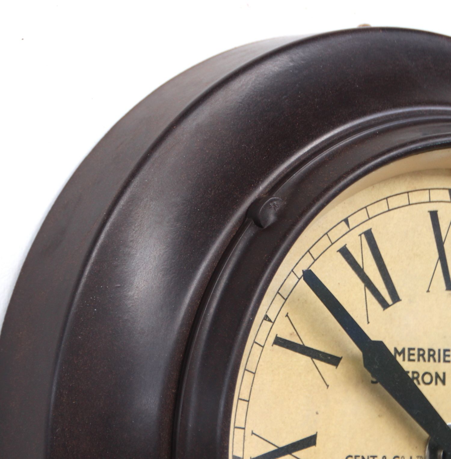 1940s British Gent Vintage Commercial / Office Wall Clock. Fully Guaranteed photo 245.0