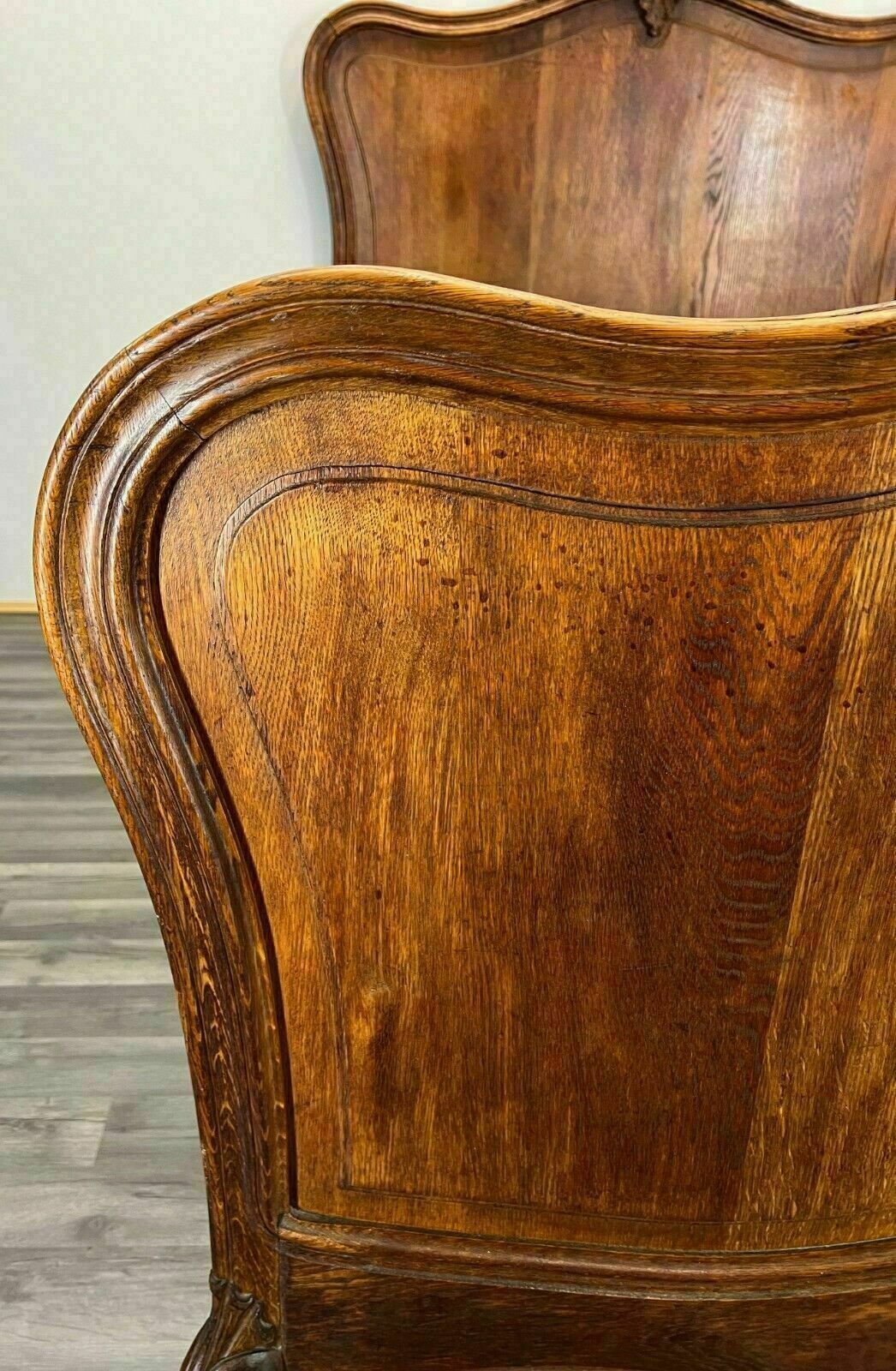 Amazing Rare Carved French Antique Double Bed (Lot 2968) photo Furniture