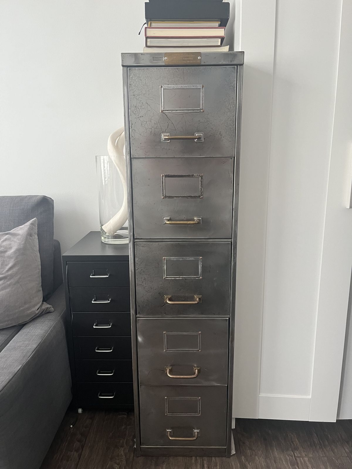 Mid Century Refurbished Steel Filing Cabinet photo 200.0