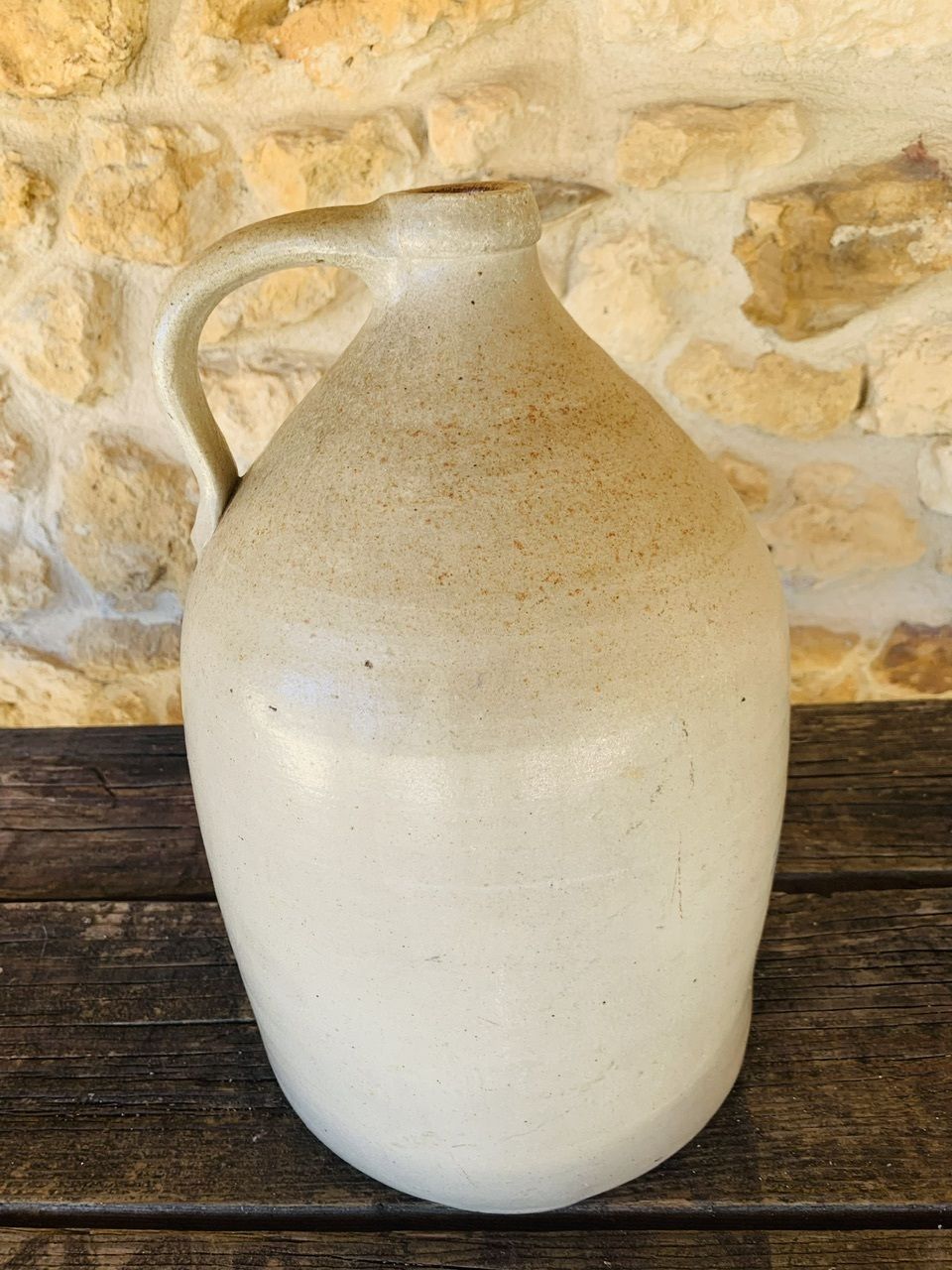 Antique Stoneware Jug By F. H. Cowden, 1880's photo vintage