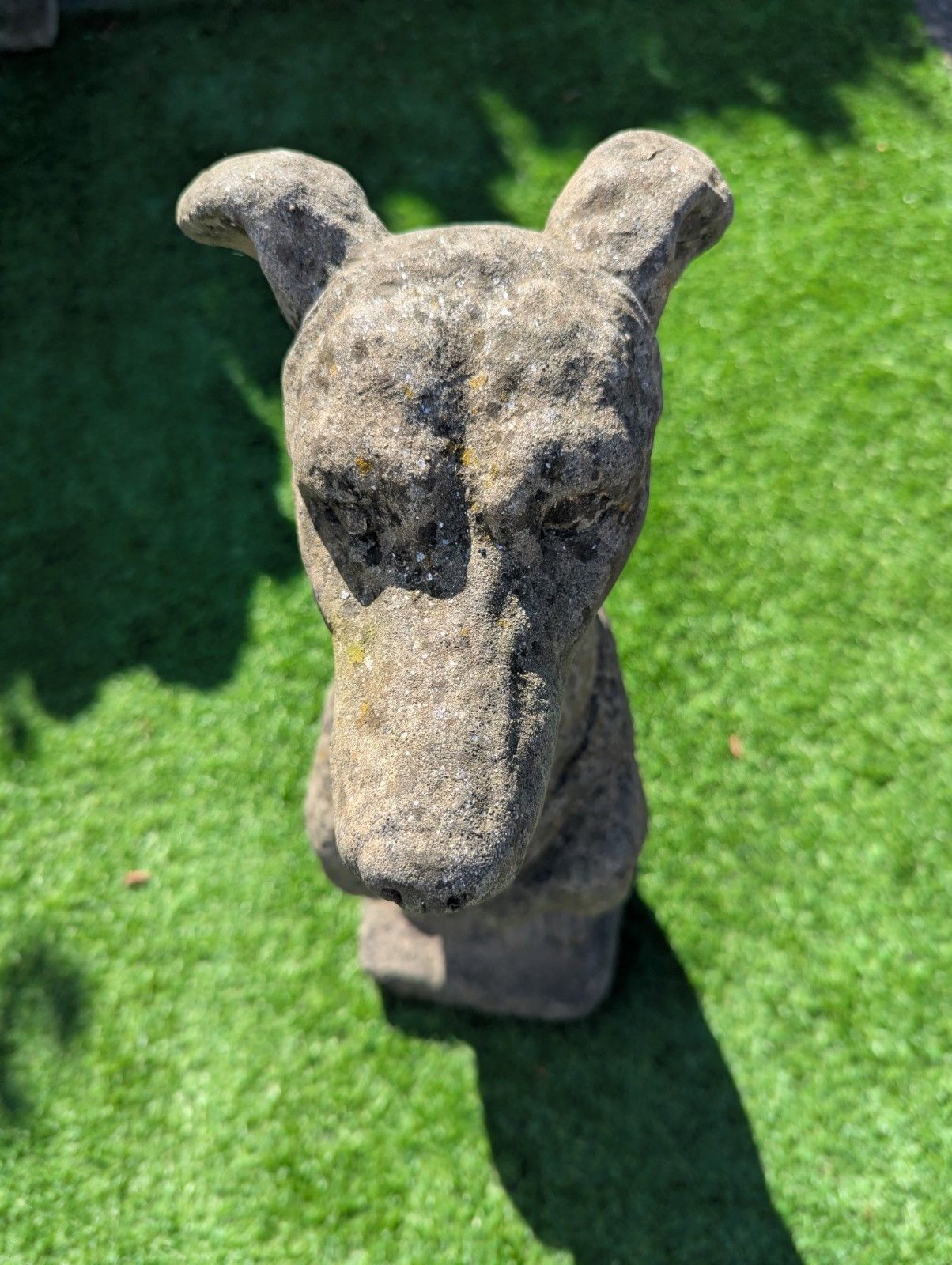 19th Centuary Style Vintage Stone Italian Hounds (Delivery Available 0095. photo 387.0