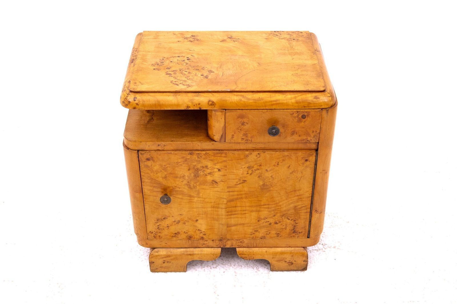 Pair Of Bedside Tables, Poland, 1930s. After Renovation. photo 780.0